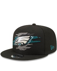 New Era Black Philadelphia Eagles Logo Tear 9fifty Snapback Hat At Nordstrom