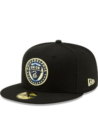 New Era Black Philadelphia Union Primary Logo 59fifty Fitted Hat At Nordstrom