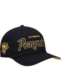 '47 Black Pittsburgh Penguins Crosstown Script Hitch Snapback Hat At Nordstrom