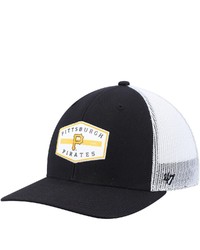 '47 Black Pittsburgh Pirates Convoy Trucker Snapback Hat