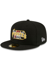 New Era Black Pittsburgh Pirates Local Ii 59fifty Fitted Hat