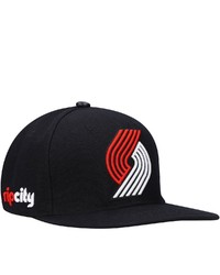 PRO STANDARD Black Portland Trail Blazers Primary Logo Snapback Hat At Nordstrom