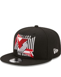 New Era Black Portland Trail Blazers Shapes 9fifty Snapback Hat At Nordstrom