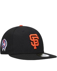 New Era Black San Francisco Giants 911 Memorial Side Patch 59fifty Fitted Hat