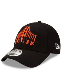 New Era Black San Francisco Giants Logo Elets Stretch Snapback 9forty Adjustable Hat