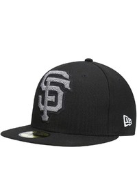 New Era Black San Francisco Giants Squad Twist 59fifty Fitted Hat