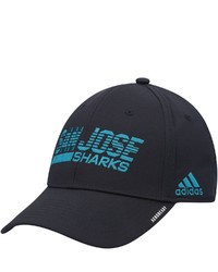 adidas Black San Jose Sharks 2021 Locker Room Roready Flex Hat At Nordstrom