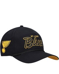 '47 Black St Louis Blues Crosstown Script Hitch Snapback Hat At Nordstrom