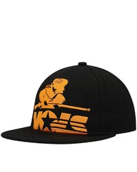 Mitchell & Ness Black Tennessee Volunteers Big Face Snapback Hat