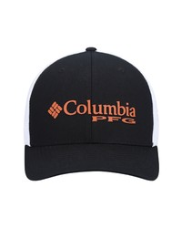 Columbia Black Texas Longhorns Pfg Flex Hat