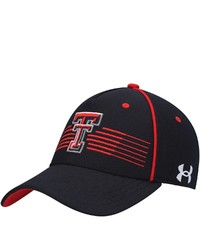 Under Armour Black Texas Tech Red Raiders Iso Chill Blitzing Accent Flex Hat