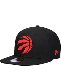 New Era Black Toronto Raptors Team Color Pop 9fifty Snapback Hat