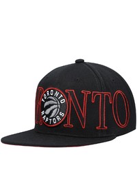 Mitchell & Ness Black Toronto Raptors Winner Circle Snapback Hat At Nordstrom