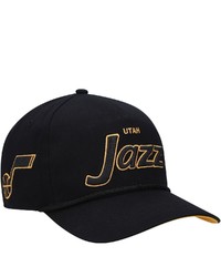 '47 Black Utah Jazz Crosstown Script Hitch Snapback Hat At Nordstrom