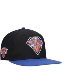 '47 Blackblue New York Knicks 75th Anniversary Carat Captain Snapback Hat At Nordstrom
