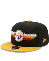 New Era Blackgold Pittsburgh Ers Scribble 9fifty Snapback Hat