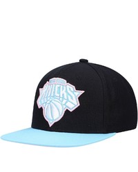 Mitchell & Ness Blacklight Blue New York Knicks Pastel Snapback Hat At Nordstrom