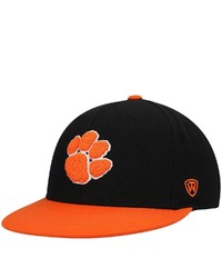 Top of the World Blackorange Clemson Tigers Team Color Two Tone Fitted Hat