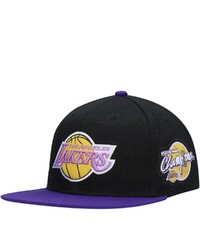 Mitchell & Ness Blackpurple Los Angeles Lakers Patches Hardwood Classics 2009 Nba Champions Snapback Hat At Nordstrom