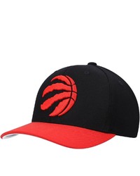 Mitchell & Ness Blackred Toronto Raptors Wool Two Tone Redline Snapback Hat At Nordstrom