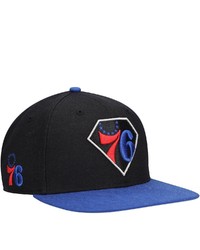 '47 Blackroyal Philadelphia 76ers 75th Anniversary Carat Captain Snapback Hat At Nordstrom