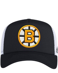 adidas Blackwhite Boston Bruins Team Foam Trucker Snapback Hat At Nordstrom