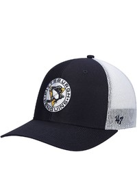 '47 Blackwhite Pittsburgh Penguins Vintage Trucker Snapback Hat At Nordstrom