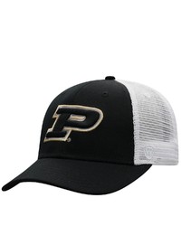 Top of the World Blackwhite Purdue Boilermakers Trucker Snapback Hat At Nordstrom