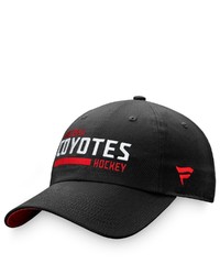 FANATICS Branded Black Arizona Coyotes Iconic Adjustable Hat