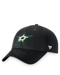 FANATICS Branded Black Dallas Stars Core Adjustable Hat At Nordstrom
