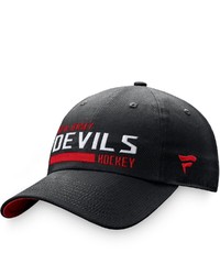 FANATICS Branded Black New Jersey Devils Iconic Adjustable Hat At Nordstrom