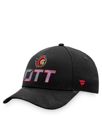 FANATICS Branded Black Ottawa Senators Authentic Pro Team Locker Room Adjustable Hat At Nordstrom