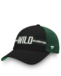 FANATICS Branded Blackgreen Minnesota Wild True Classic Structured Adjustable Hat At Nordstrom