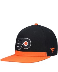 FANATICS Branded Blackorange Philadelphia Flyers Pro Locker Room Snapback Hat At Nordstrom