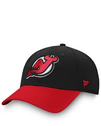 FANATICS Branded Blackred New Jersey Devils Hometown Flex Hat