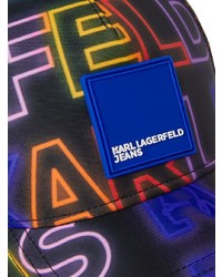 KARL LAGERFELD JEANS Logo Print Baseball Cap