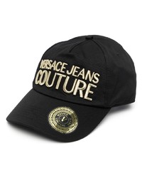 VERSACE JEANS COUTURE Metallic Logo Embroidered Cap