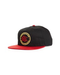 Our Legends Mongoose Logo Ball Cap In Blackred At Nordstrom