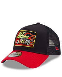 New Era Navyred Jeff Gordon Legends 9forty A Frame Adjustable Trucker Hat At Nordstrom
