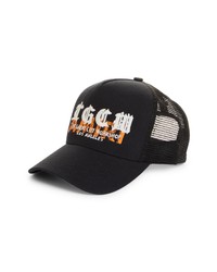 Amiri Tcgw Embroidered Trucker Hat In Black At Nordstrom