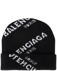 Balenciaga All Over Beanie Hat