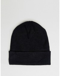 Ellesse Beanie With Large Logo In Black