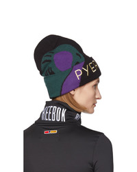 Reebok by Pyer Moss Black And Green Wave Beanie