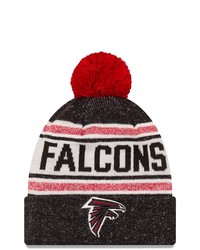 New Era Black Atlanta Falcons Toasty Cover Cuffed Knit Hat With Pom At Nordstrom