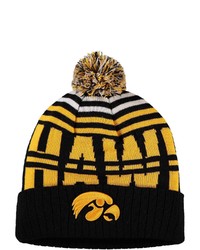 Top of the World Blackgold Iowa Hawkeyes Colossal Cuffed Knit Hat With Pom At Nordstrom