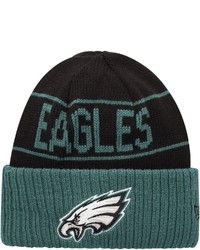 New Era Blackmidnight Green Philadelphia Eagles Reversible Cuffed Knit Hat At Nordstrom