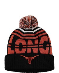 Top of the World Blacktexas Orange Texas Longhorns Colossal Cuffed Knit Hat With Pom At Nordstrom