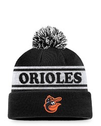 FANATICS Branded Blackwhite Baltimore Orioles Sport Resort Cuffed Knit Hat With Pom At Nordstrom