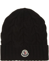 Moncler Cable Knitted Wool Beanie