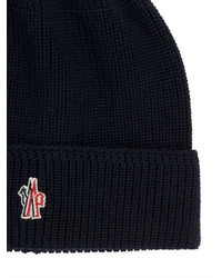 Moncler Logo Detail Wool Beanie Hat